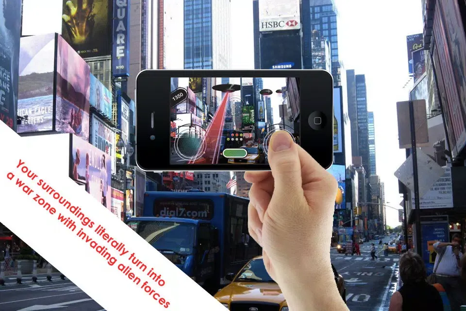 AR Invaders AppBlaster edition Screenshots