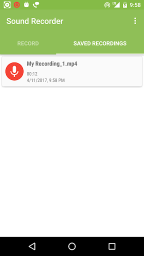 Sound Recorder Voice Recorder Screenshots