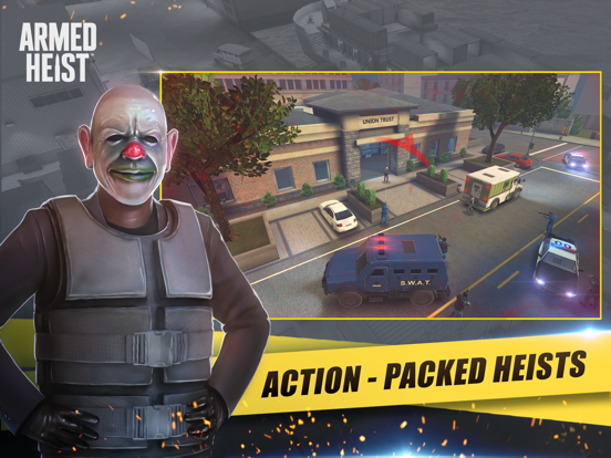 Tangkapan layar Armed Heist: Shooting Games iPad 