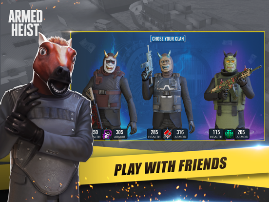 Tangkapan layar Armed Heist: Shooting Games iPad 