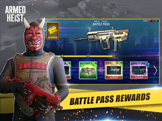 Tangkapan layar Armed Heist: Shooting Games iPad 