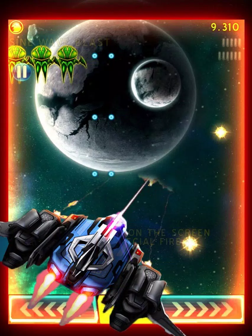 Tangkapan layar Space Fire War ShipPlant iPad 