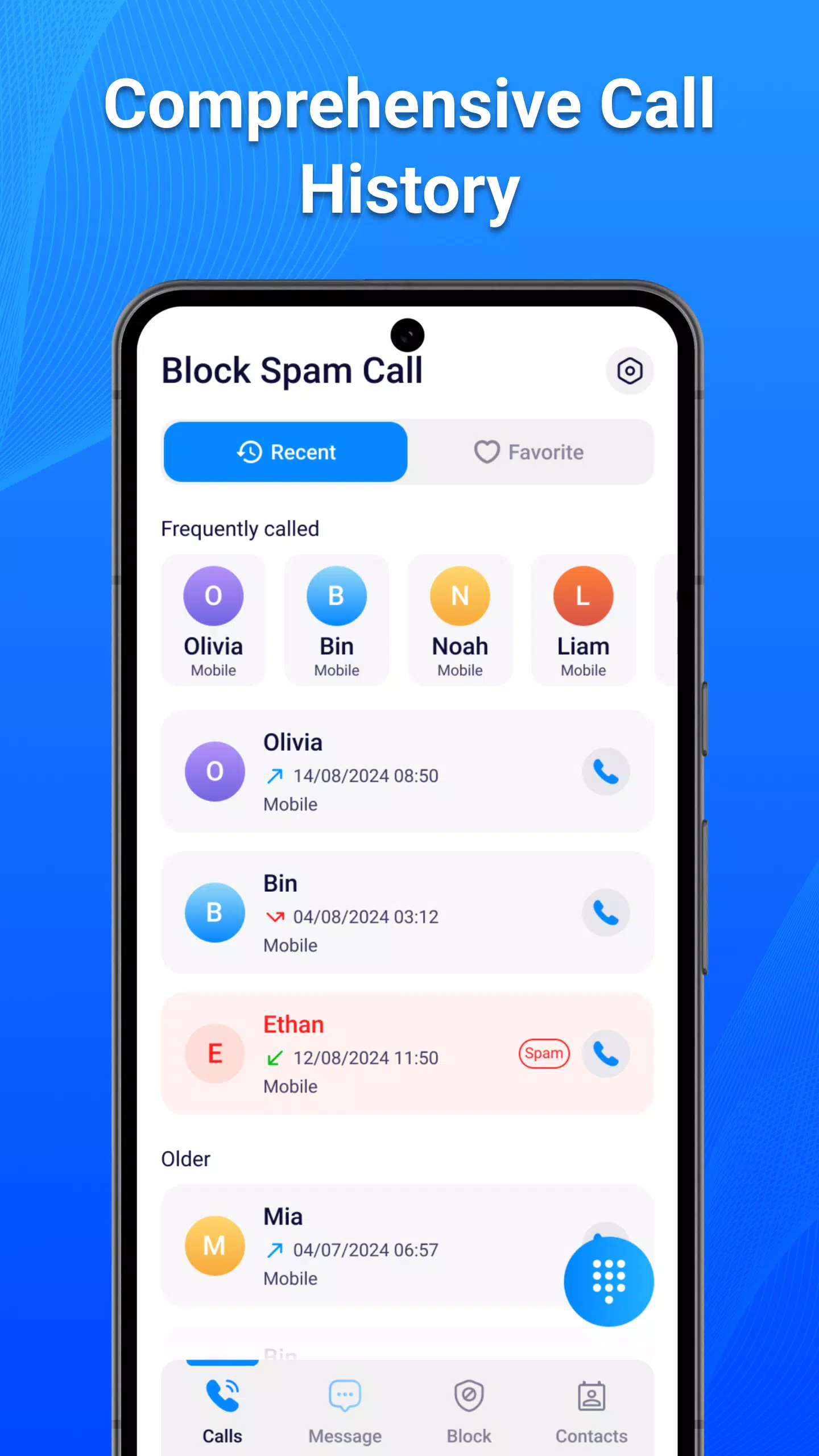 Caller ID: Spam Call & Block Screenshots