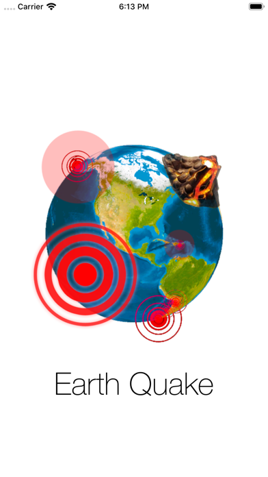 EarthQuakes Map & Volcanoes Screenshots