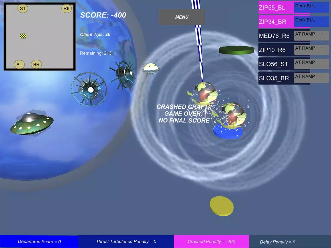 Ảnh chụp màn hình của SpacePort Takeoff iPad 
