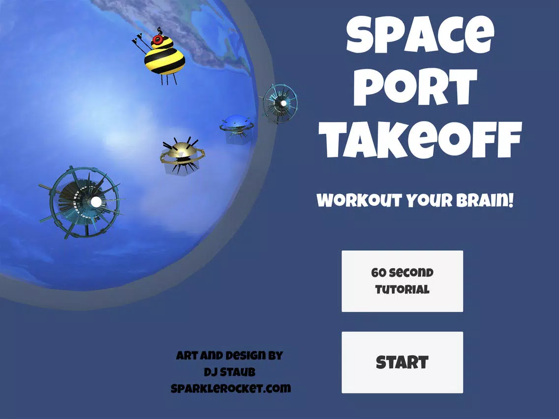 Ảnh chụp màn hình của SpacePort Takeoff iPad 