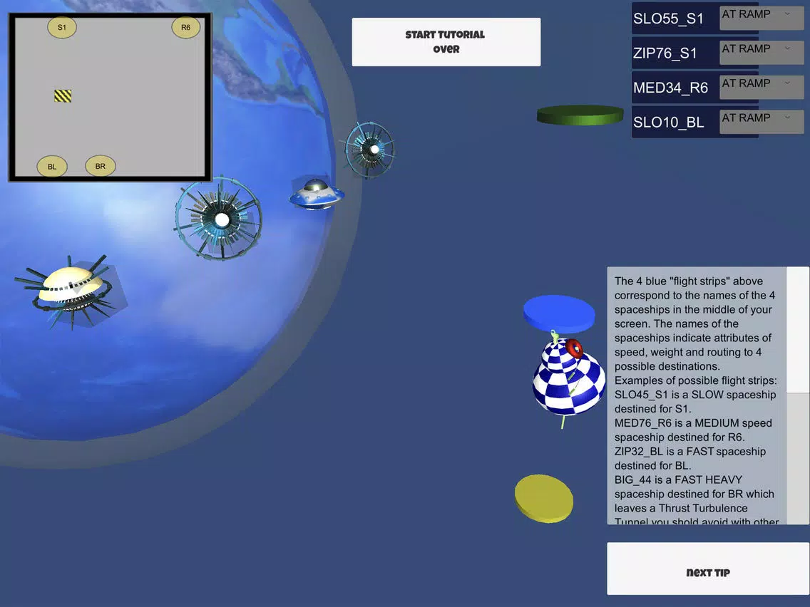 Ảnh chụp màn hình của SpacePort Takeoff iPad 