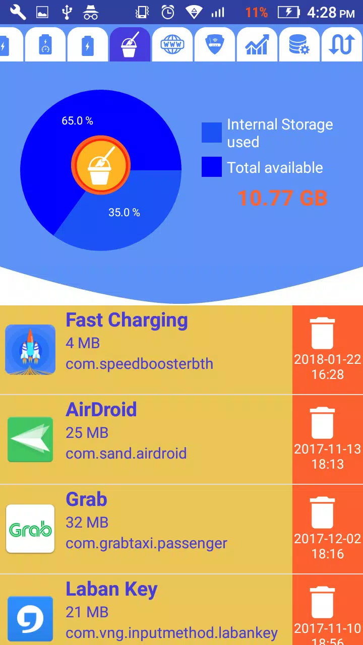 Fast Charging Screenshots