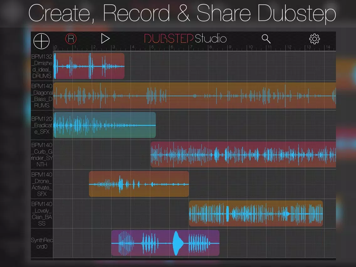 Dubstep Studio 2: Create Dubstep Music iPad Screenshots