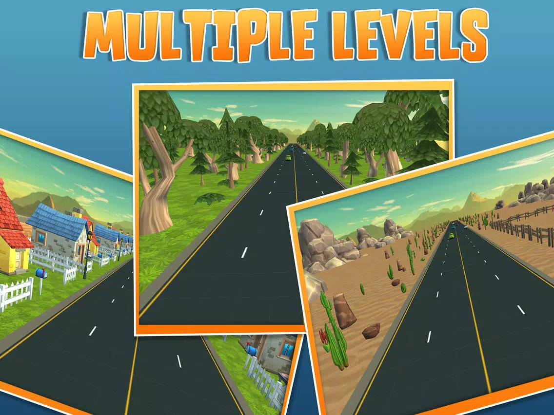 Toon Racer 2: 3D First Person Racing Game iPad Screenshots