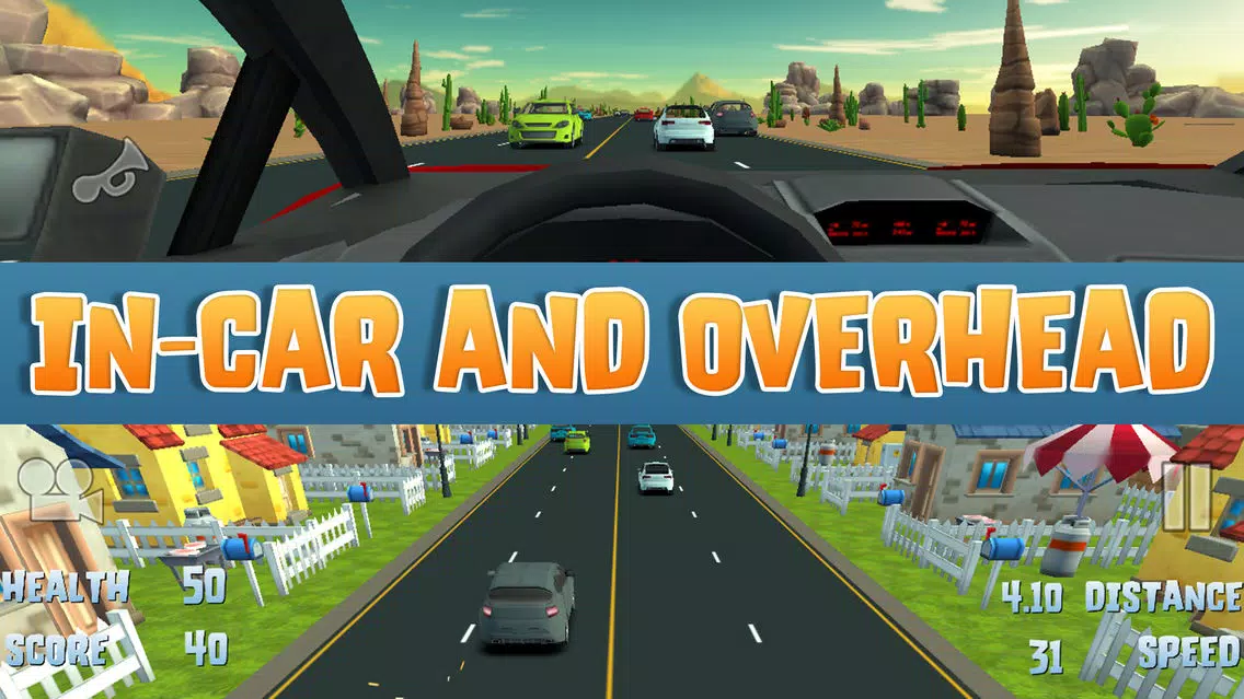 Toon Racer 2: 3D First Person Racing Game Screenshots