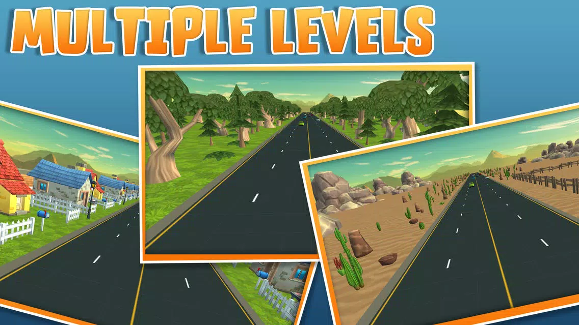 Toon Racer 2: 3D First Person Racing Game Screenshots