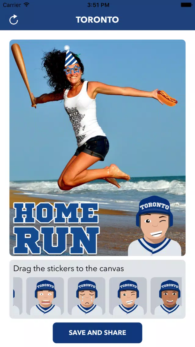 Toronto Baseball Stickers & Emojis Screenshots