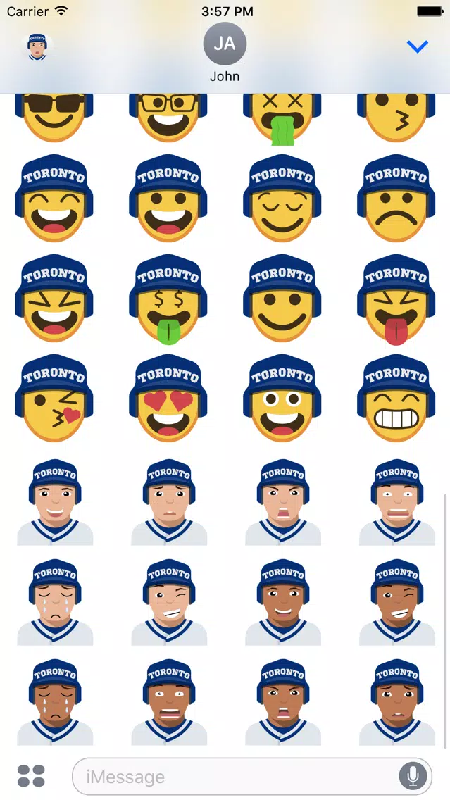 Toronto Baseball Stickers & Emojis Screenshots