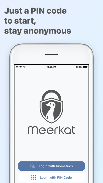 Meerkat-multicloud data vault Screenshots
