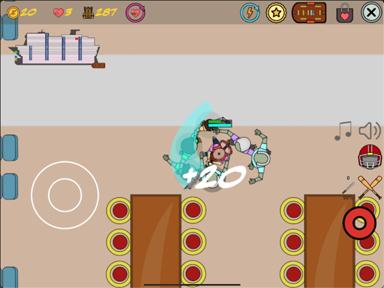 Zombies on a cruise iPad  Screenshots