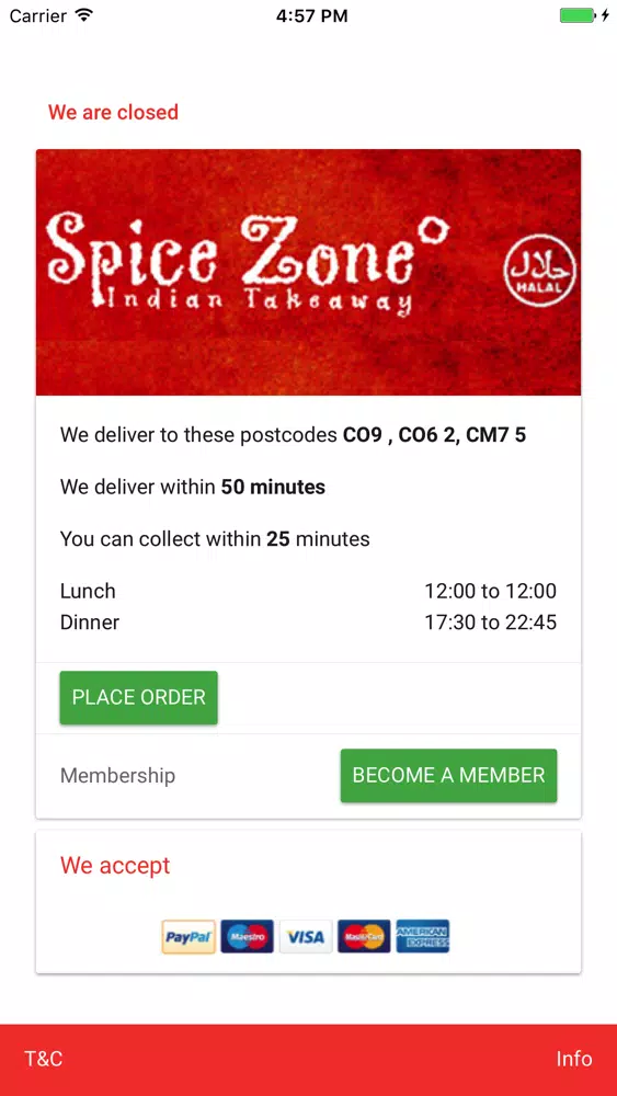 Spice Zone Halstead Screenshots