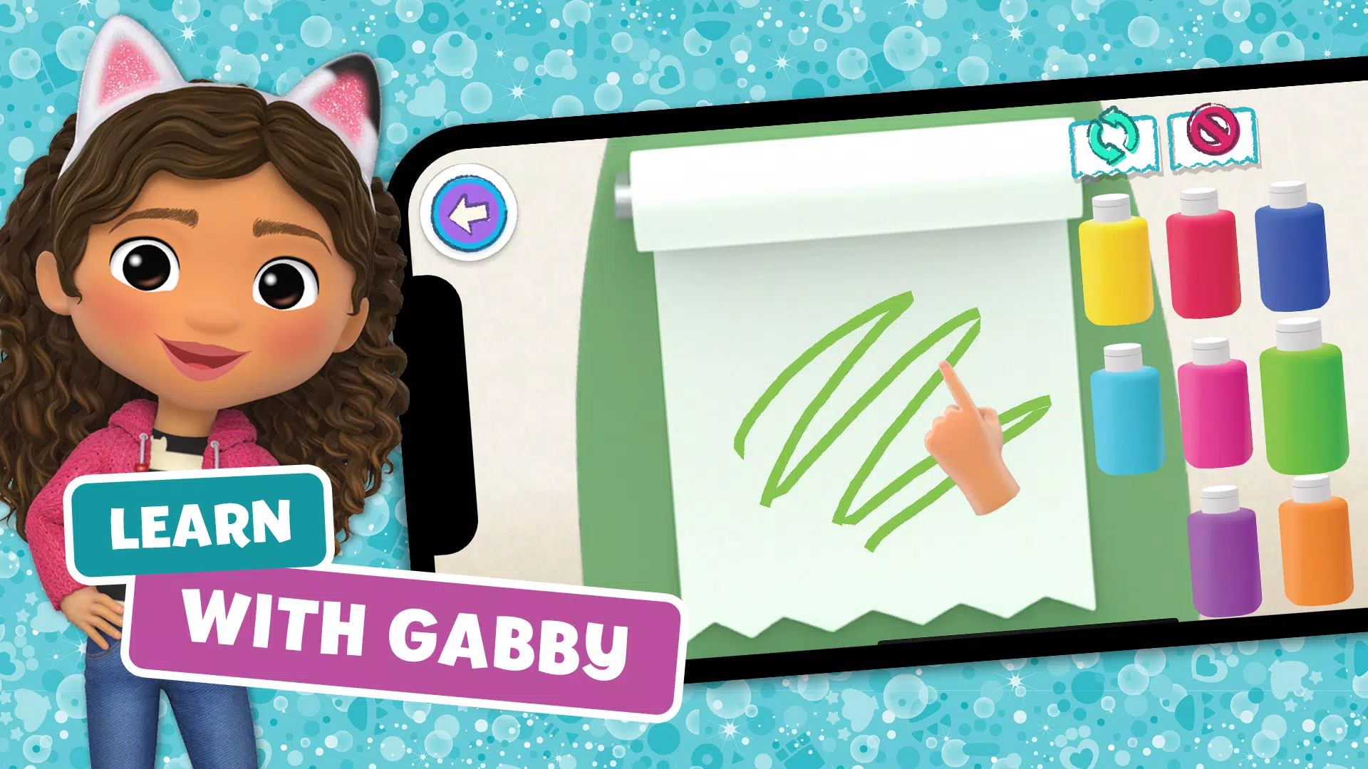 Capturas de tela do Gabbys Dollhouse: Games & Cats