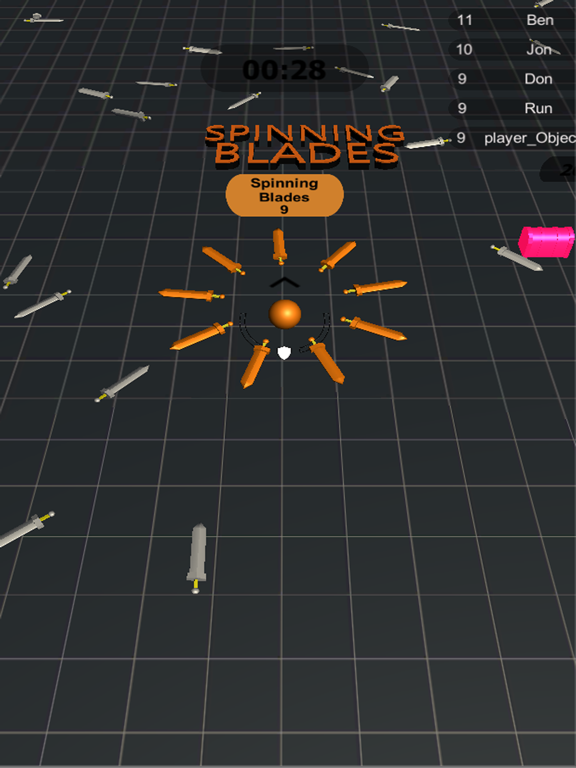 Spinning Blades.io iPad  স্ক্রিনশট