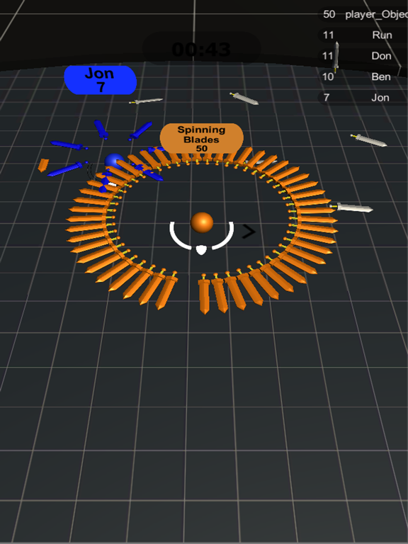 Spinning Blades.io iPad  স্ক্রিনশট
