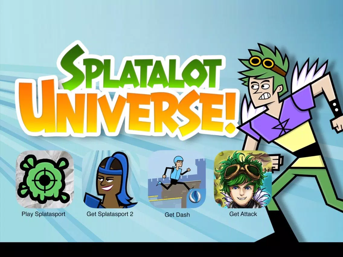ภาพหน้าจอของ Splatalot Universe iPad 