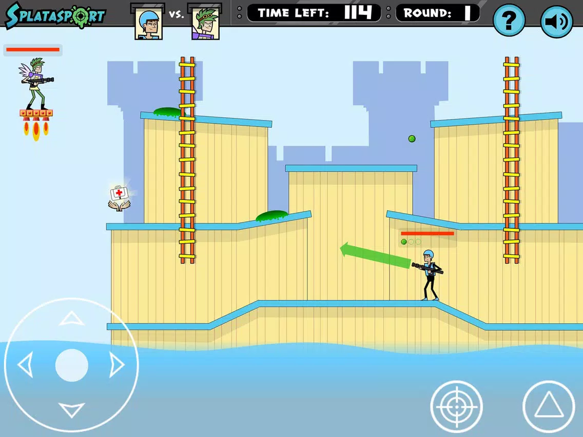 ภาพหน้าจอของ Splatalot Universe iPad 