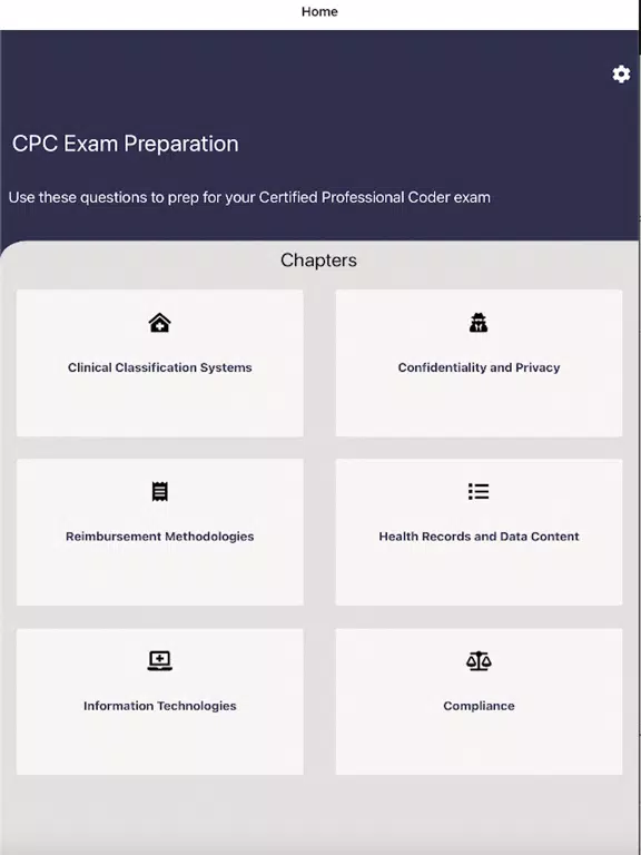 CPC Certification Prep iPad Screenshots