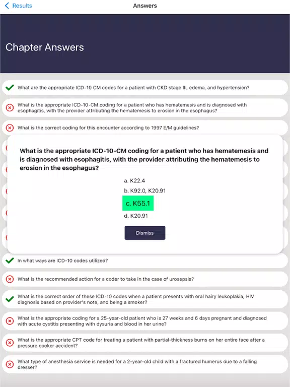 CPC Certification Prep iPad Screenshots