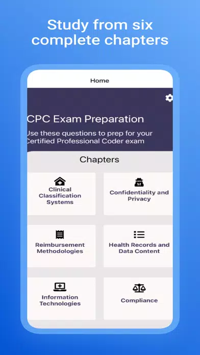 CPC Certification Prep Screenshots