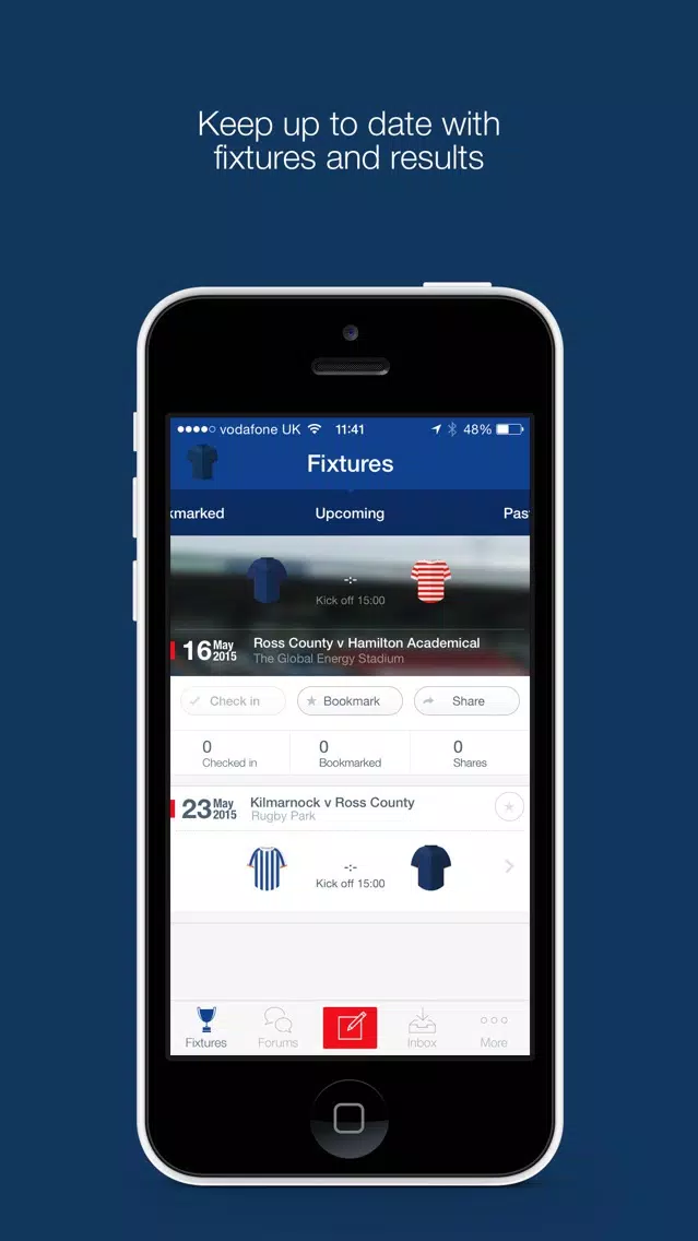 Fan App for Ross County FC Screenshots