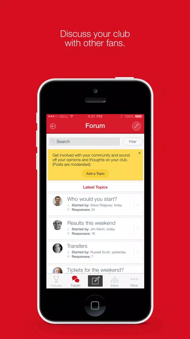 Fan App for Walsall FC Screenshots