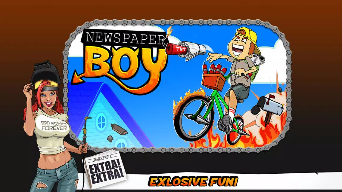 Captures d'écran de Newspaper Toss - Paperboy Edition