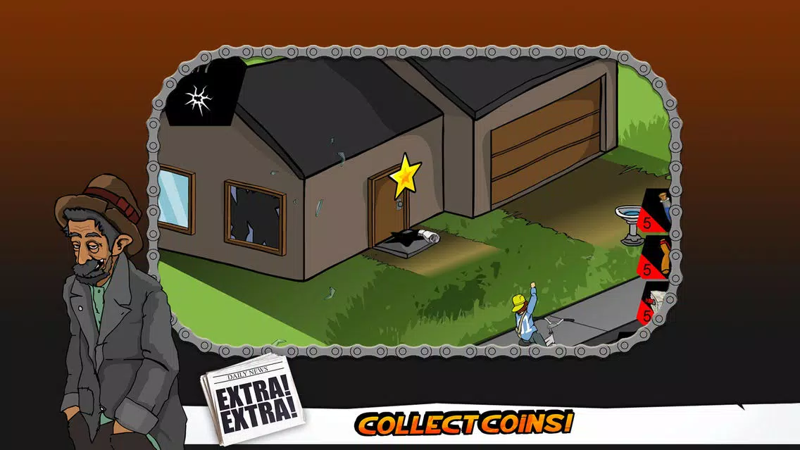Captures d'écran de Newspaper Toss - Paperboy Edition