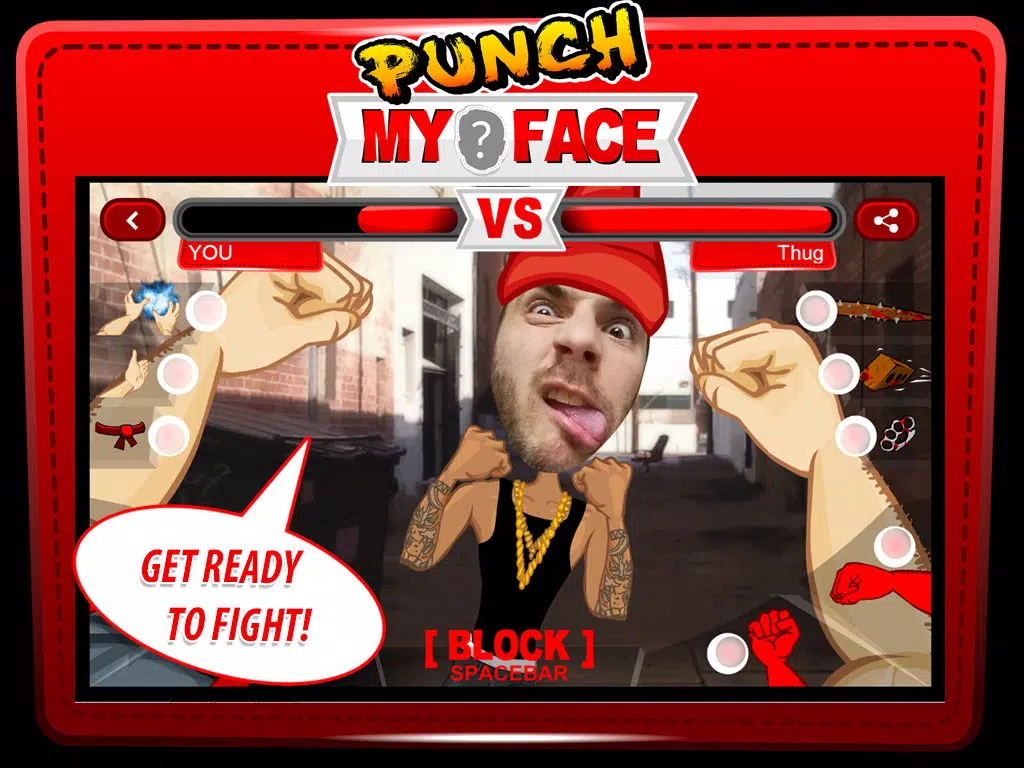 Tangkapan skrin Punch My Face 1 iPad 