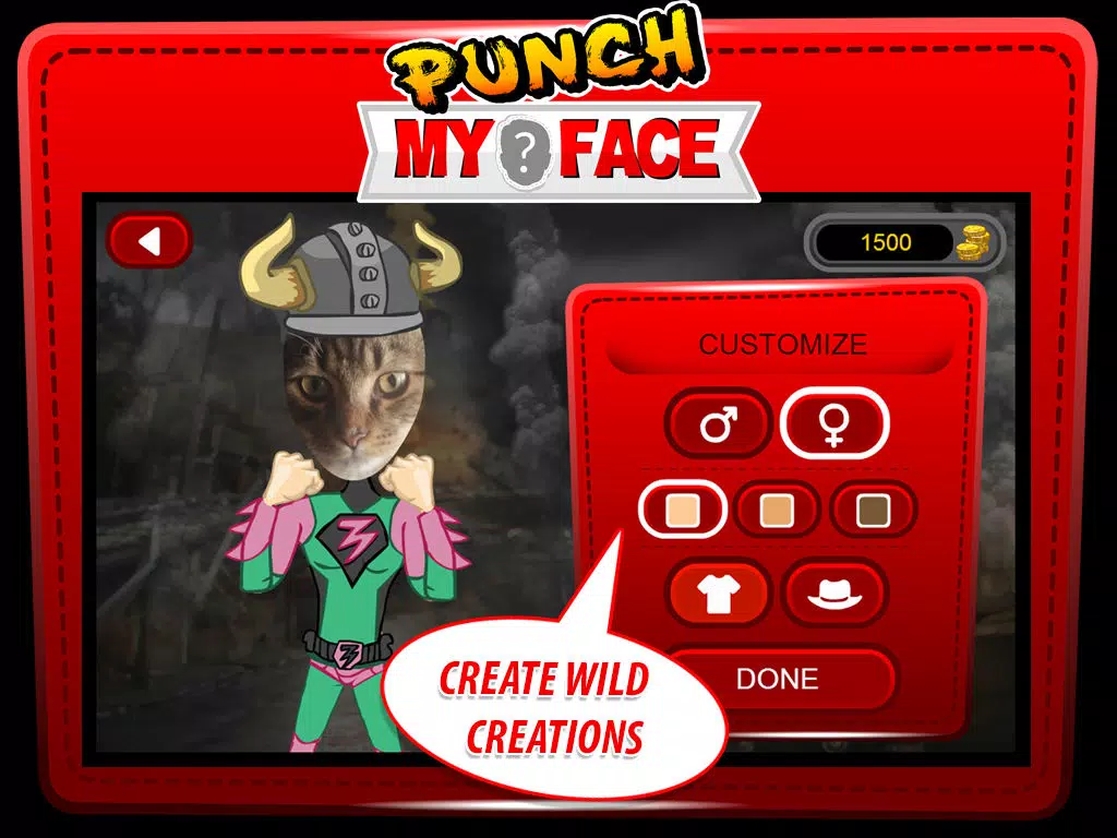 Tangkapan skrin Punch My Face 1 iPad 