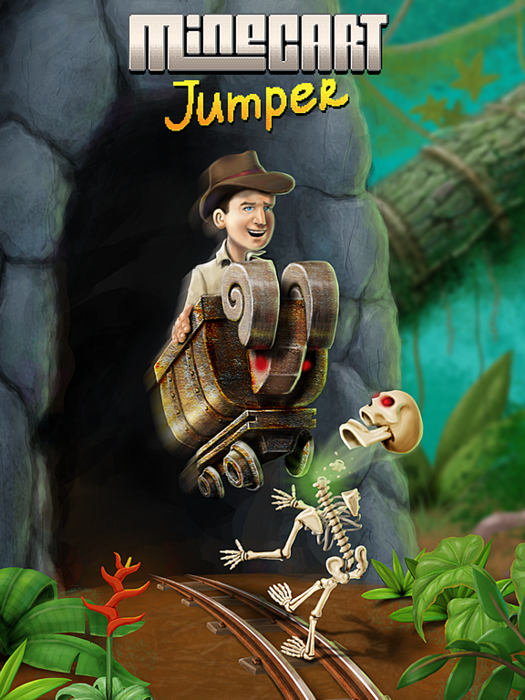 Tangkapan skrin Minecart Jumper iPad 