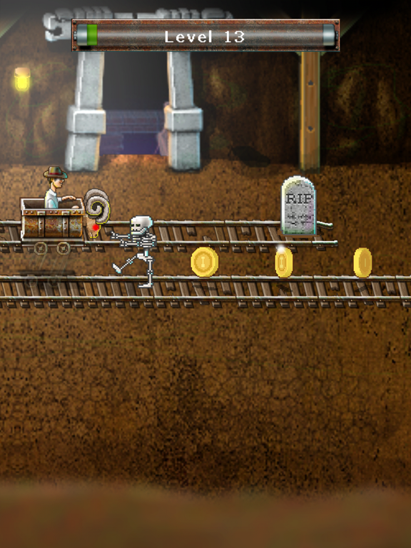 Tangkapan skrin Minecart Jumper iPad 