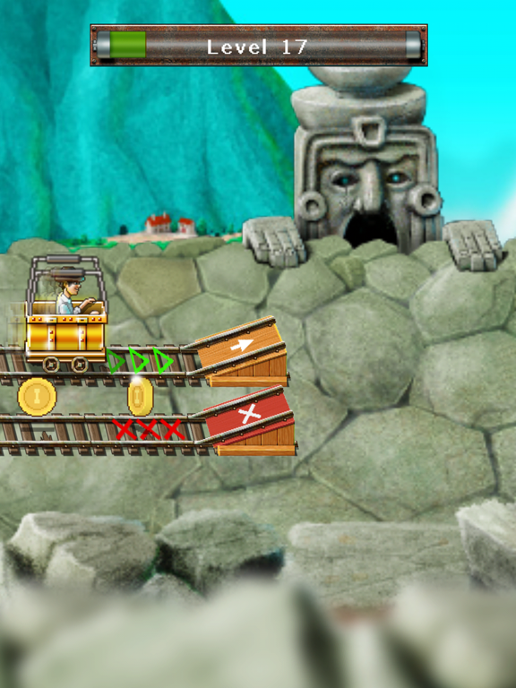 Tangkapan skrin Minecart Jumper iPad 