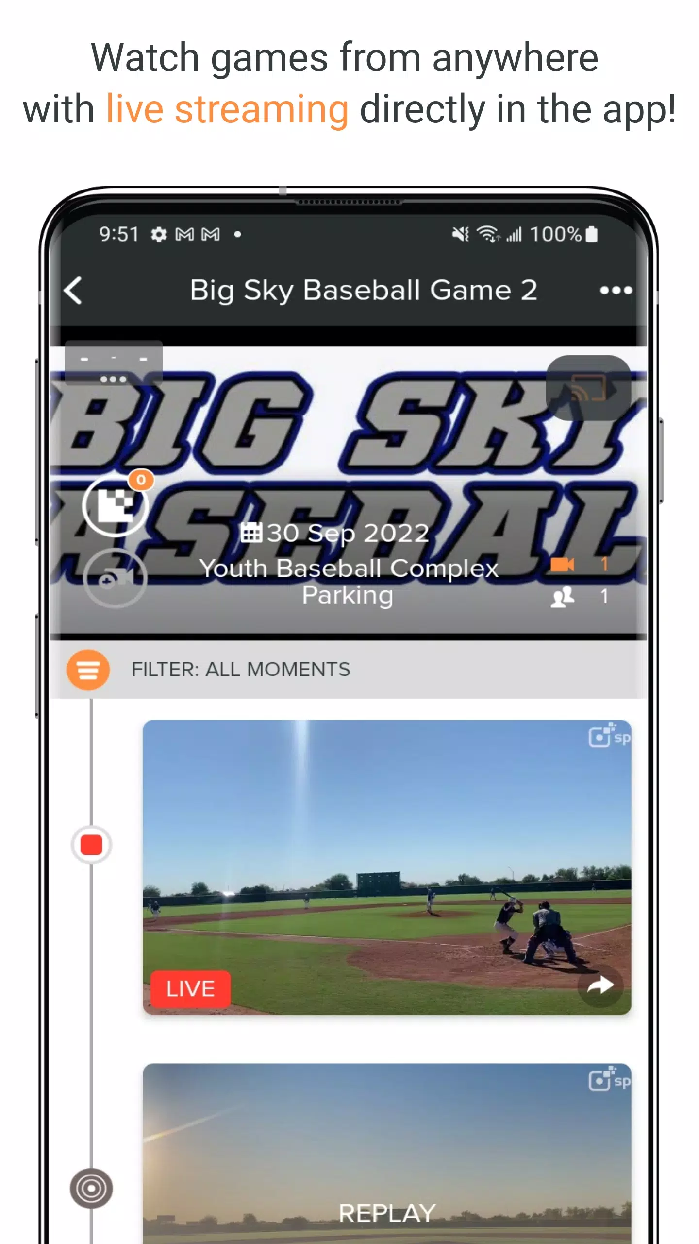 Sporfie Screenshots
