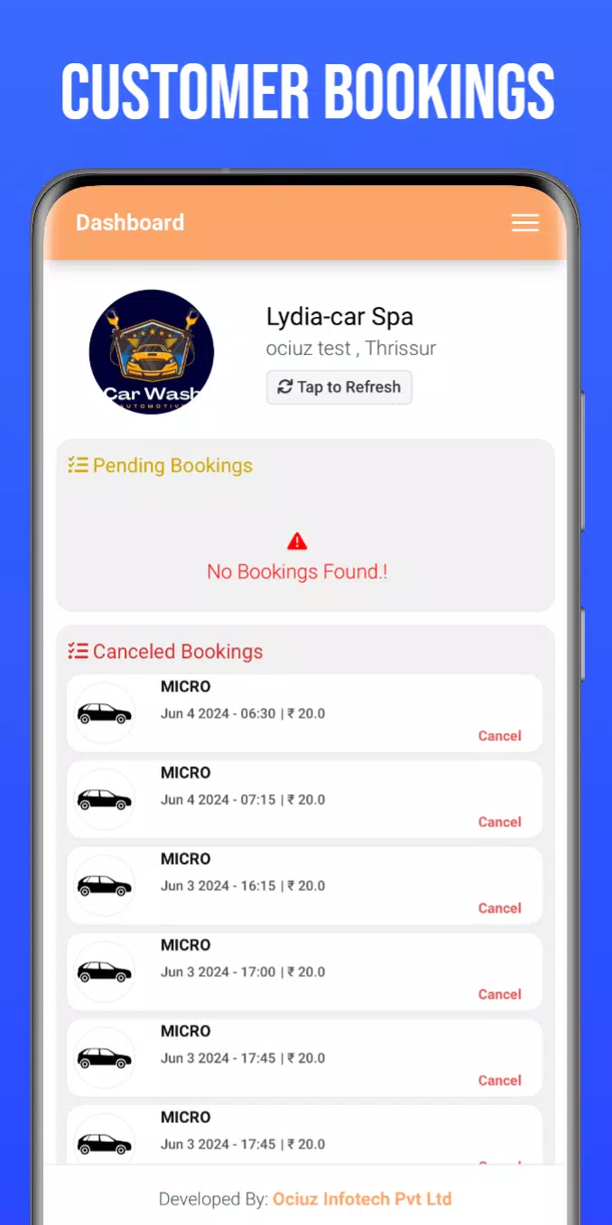 Spotit Manager App Screenshots