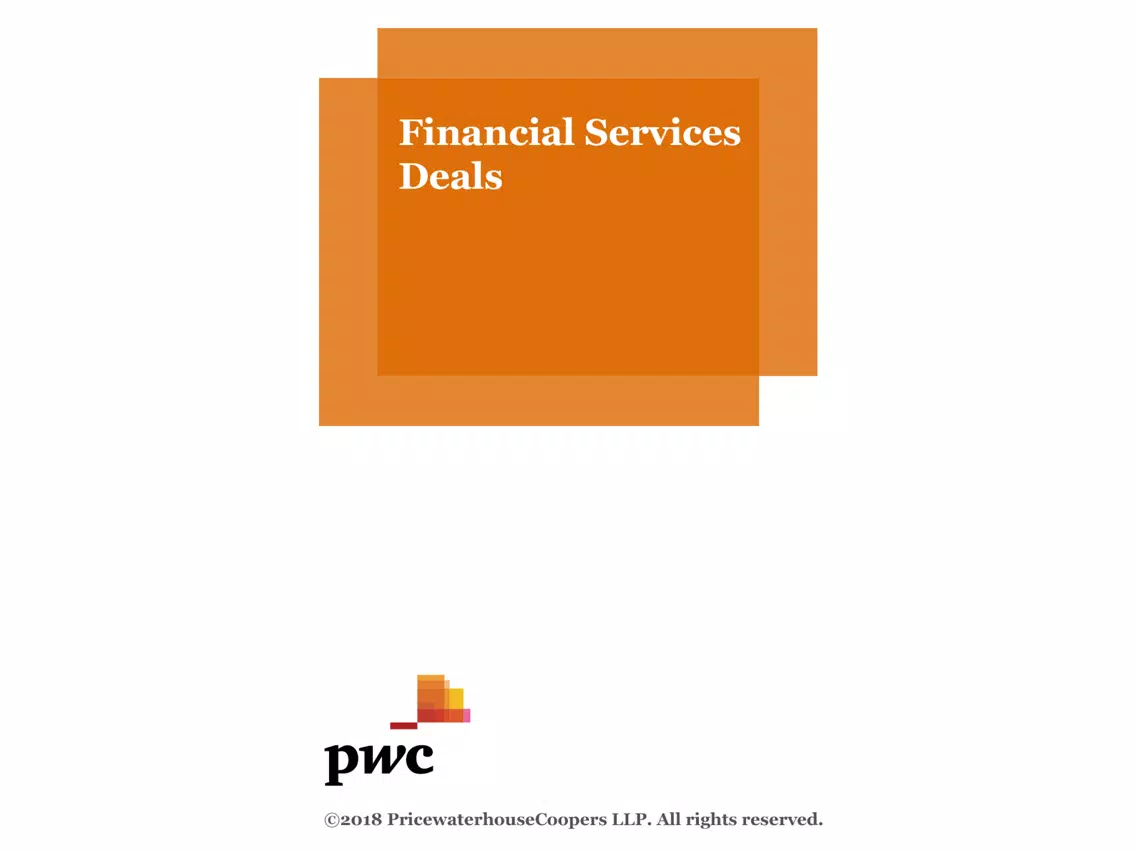 PwC Financial Service Deals 2 iPad Screenshots