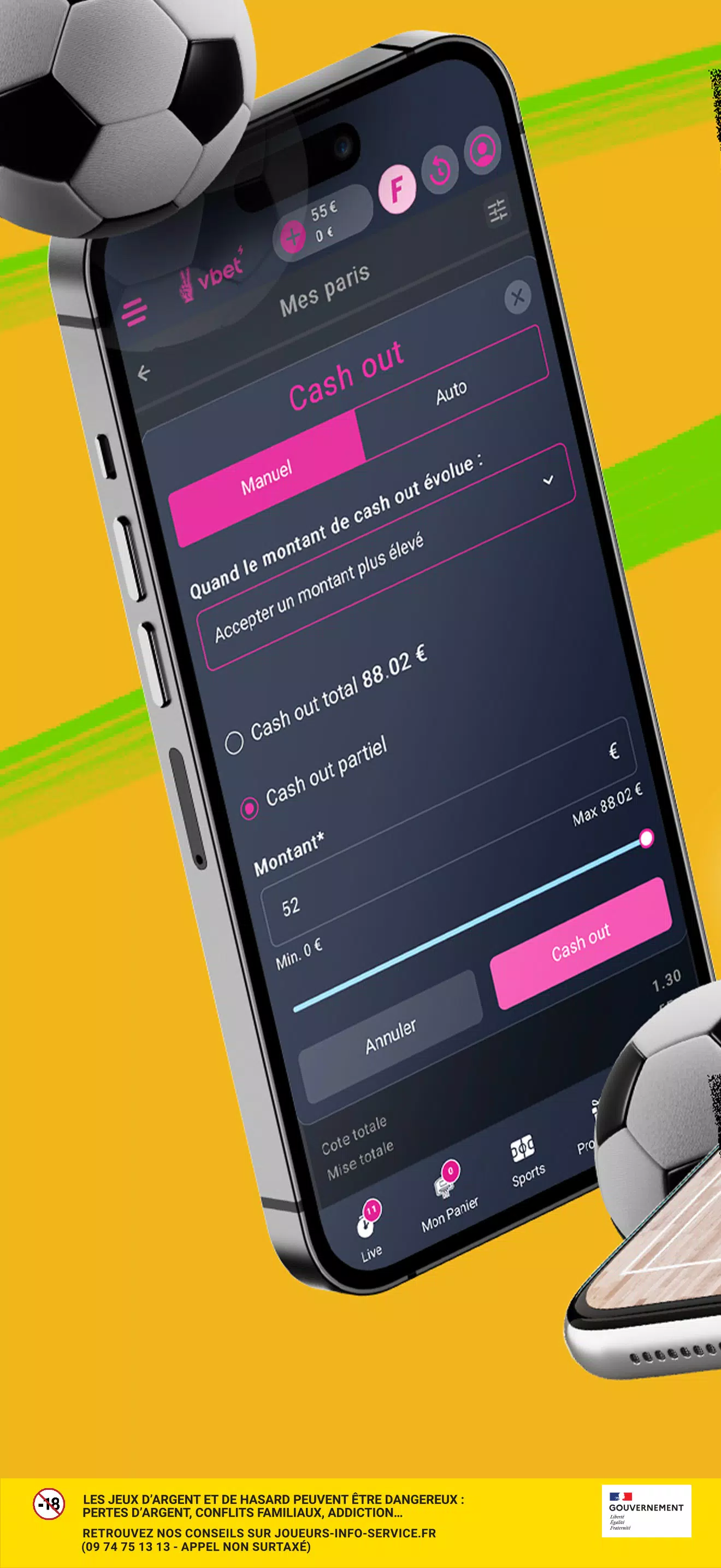 Vbet Paris sportifs Screenshots