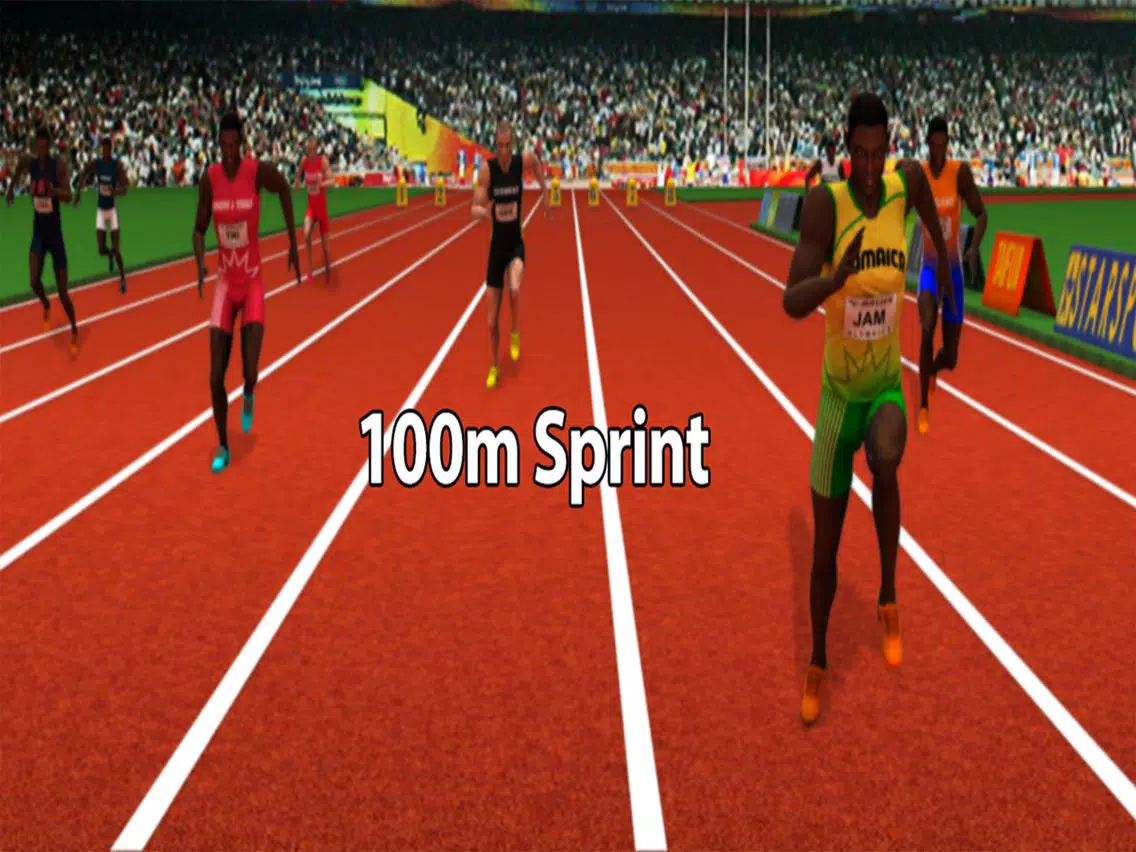 100m Sprint Race 2017 - challenge the best iPad Screenshots