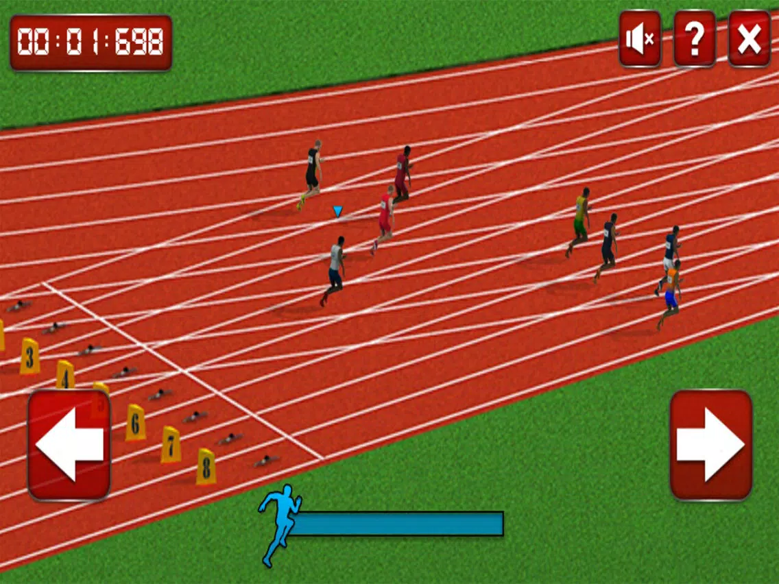 100m Sprint Race 2017 - challenge the best iPad Screenshots