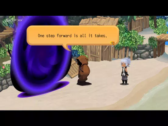 Capturas de pantalla de KINGDOM HEARTS Uχ Dark Road iPad 