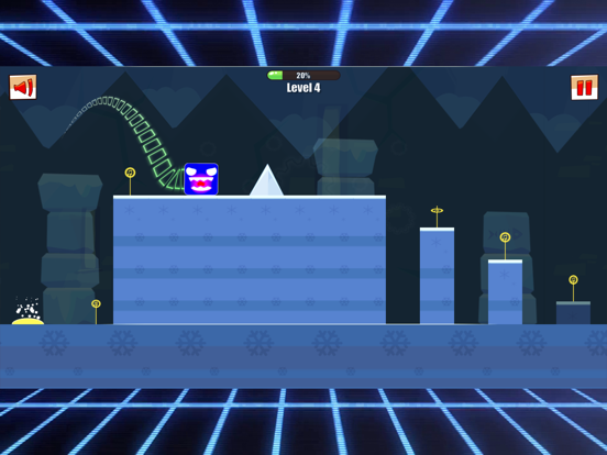 Square Dash GeoMetry jump fast iPad Screenshots