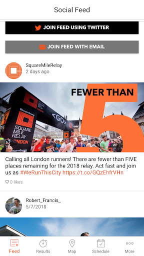 Bloomberg Square Mile Relay Screenshots