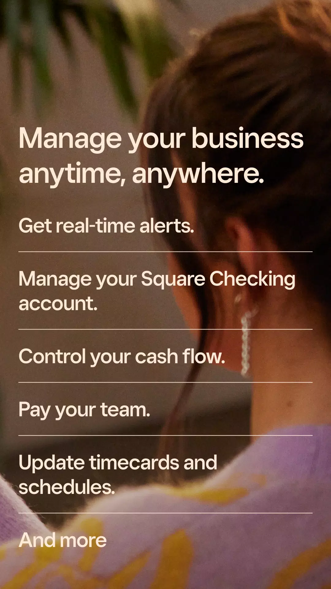 Square Dashboard Screenshots