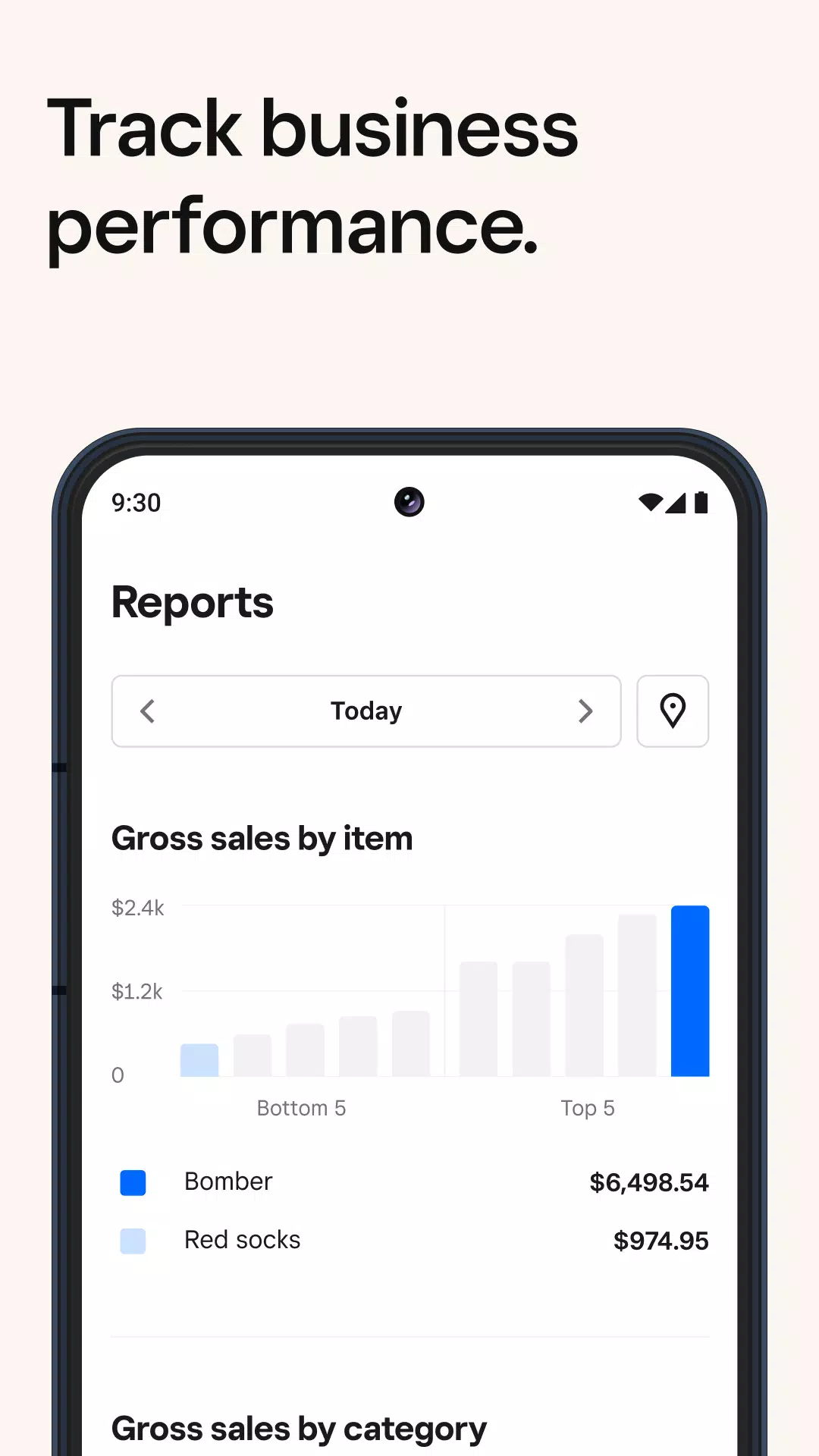 Square Dashboard Screenshots