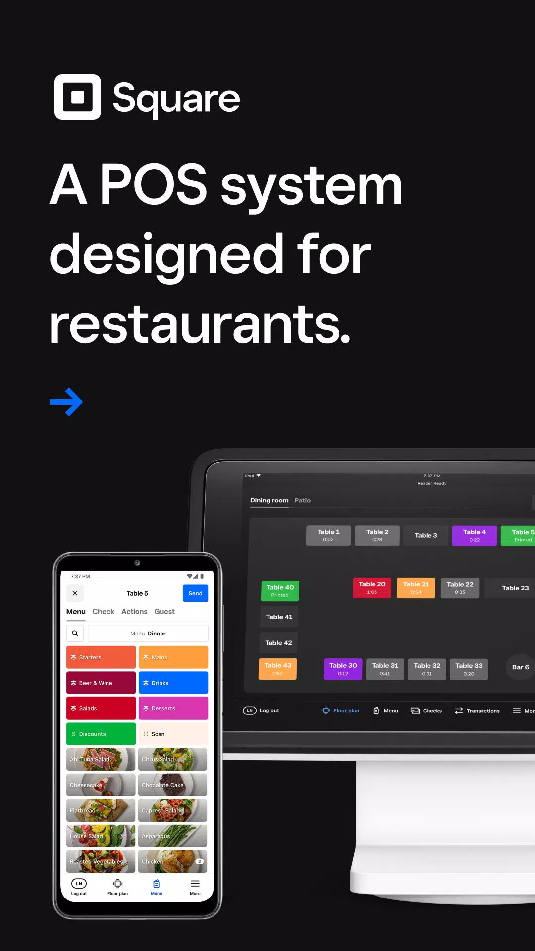 Square for Restaurants Screenshots